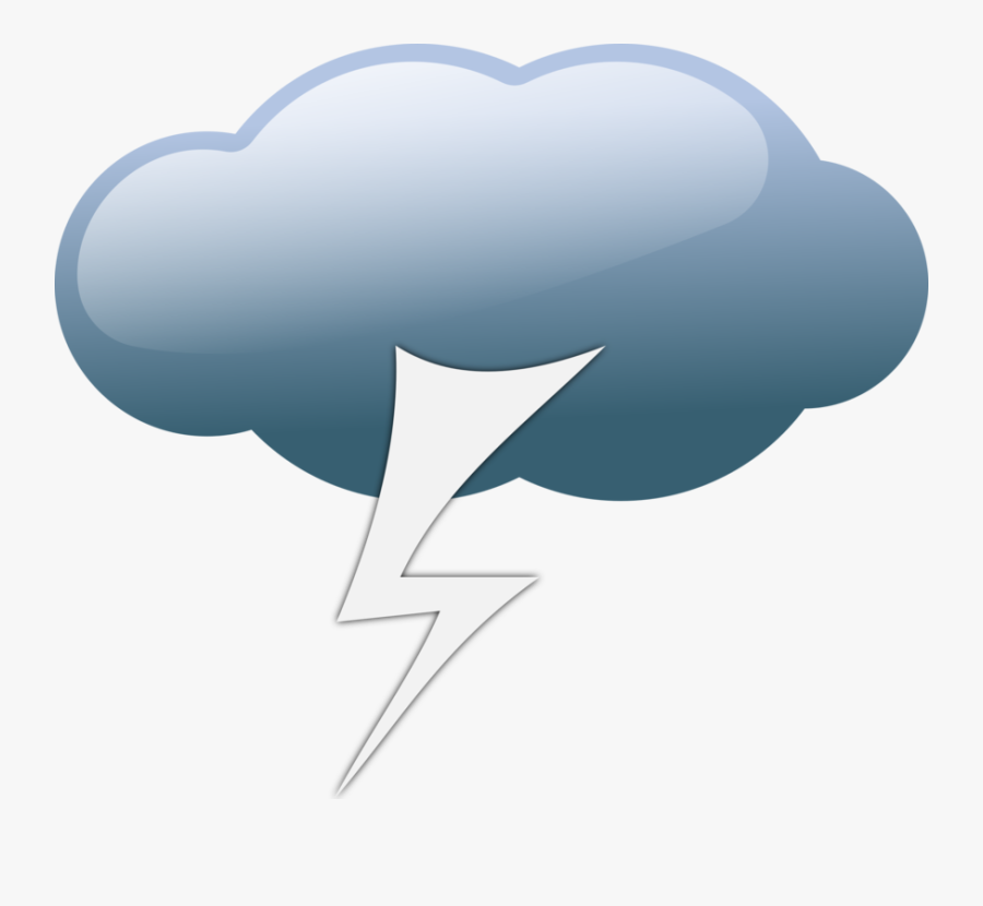 Weather Clipart Thunderstorm - Animated Picture Of Thunderstorm, Transparent Clipart