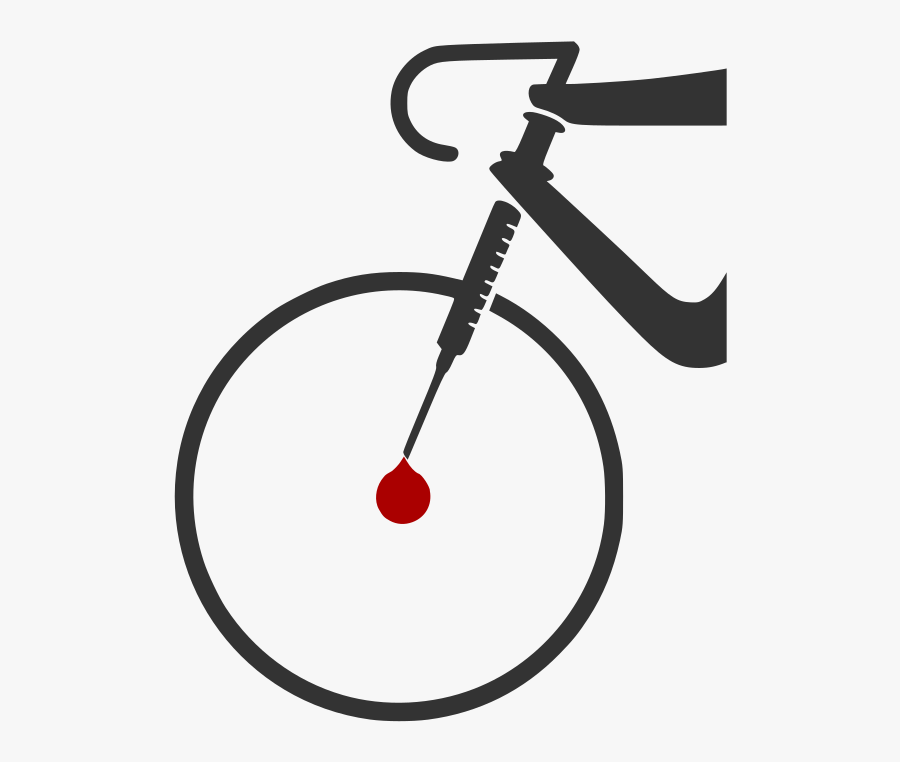 Bicicletta - Bicycle Handlebars Cartoon, Transparent Clipart