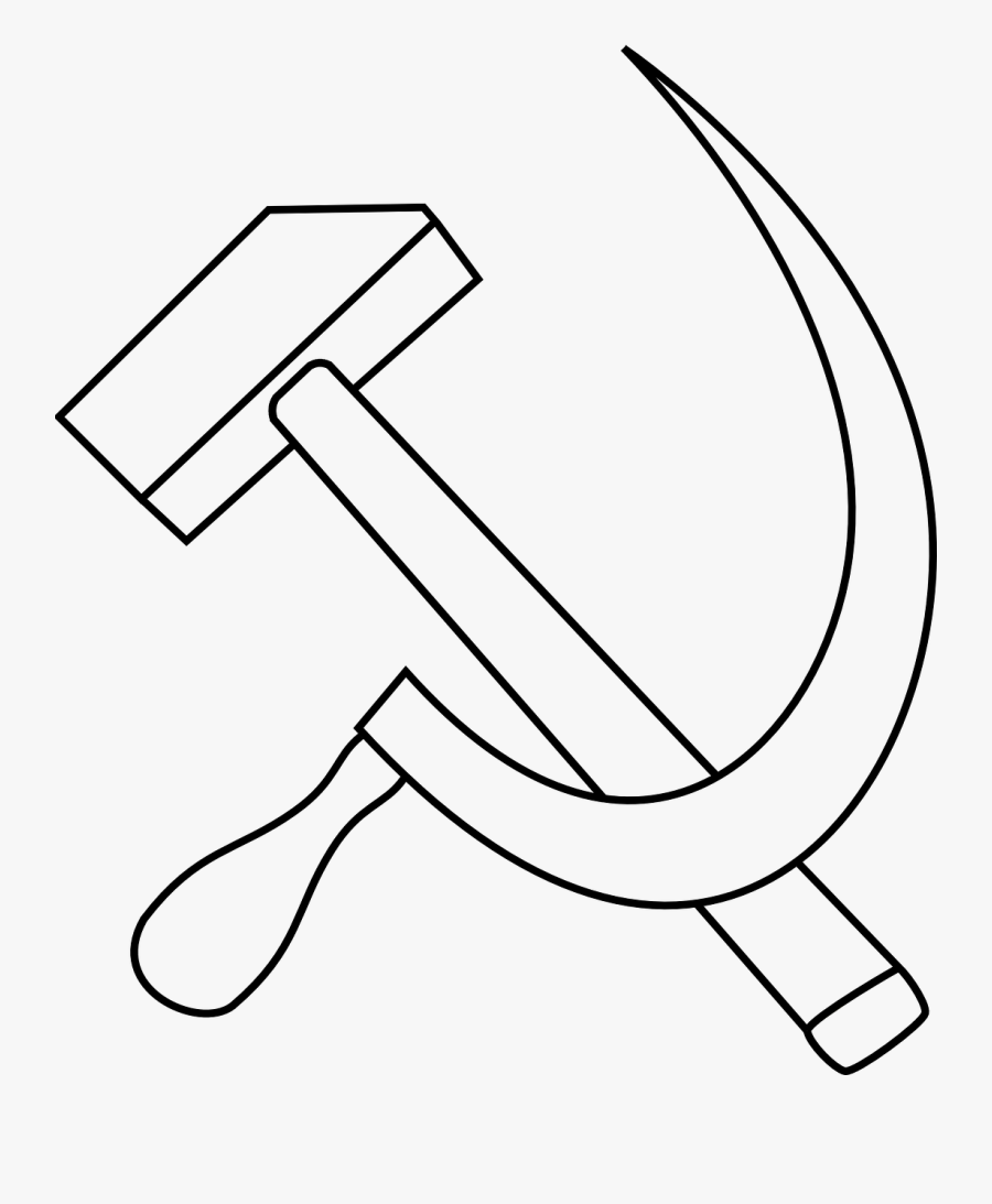 Sickle &amp - Hammer And Sickle Drawing, Transparent Clipart