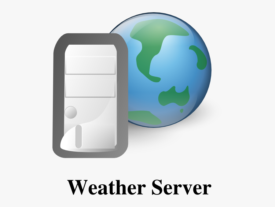 Weather Clip Art At - Web Server Icon, Transparent Clipart