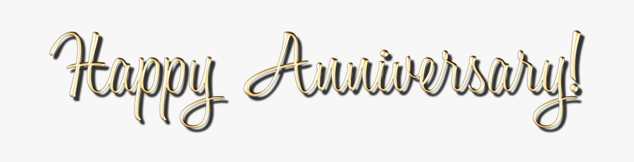 Happy Anniversary Picture Free Clipart Hd - Calligraphy, Transparent Clipart