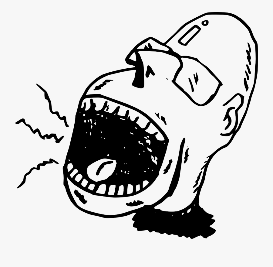 Screaming Person Svg Clip Arts - Screaming Person Clipart, Transparent Clipart