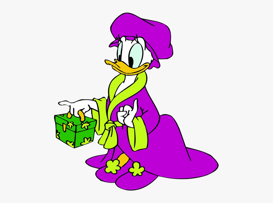 Daisy Duck Clipart - Donald Duck In A Bathrobe, Transparent Clipart