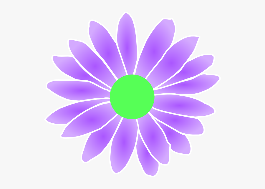 How To Set Use Purple Daisy Clipart - Clip Art, Transparent Clipart