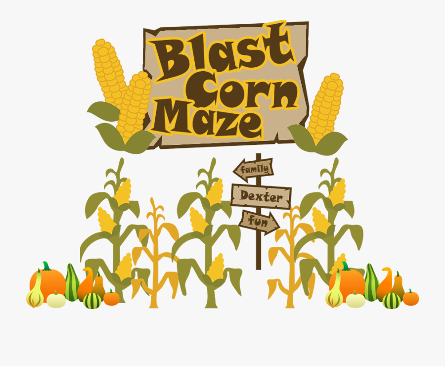 Opening Day, Pricing & Groups - Clip Art Corn Maze, Transparent Clipart