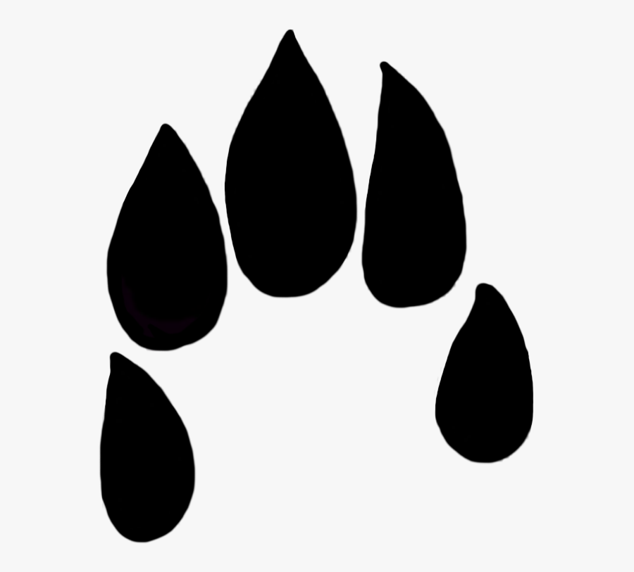 Paw Prints Clipart - Rabbit Paw Print Png, Transparent Clipart