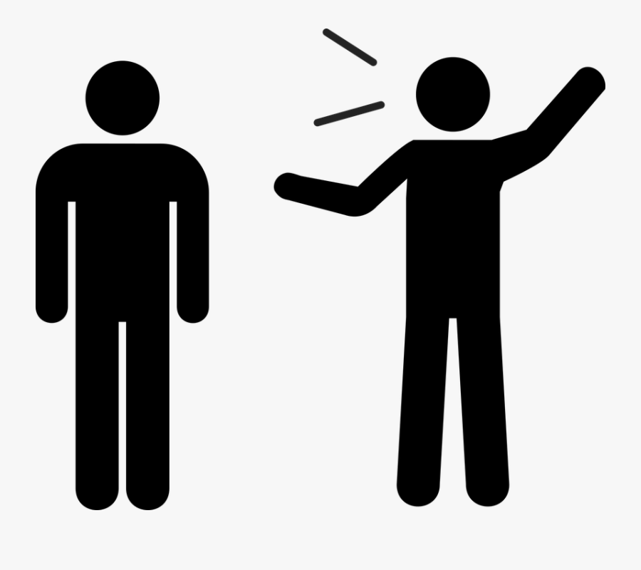 People Png Stick - Stick Figure Shouting, Transparent Clipart