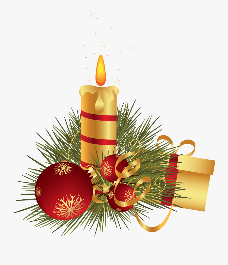 Candles Png Images Free Download - Christmas Candle Png, Transparent Clipart