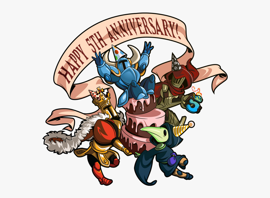 Shovel Knight 5th Anniversary, Transparent Clipart