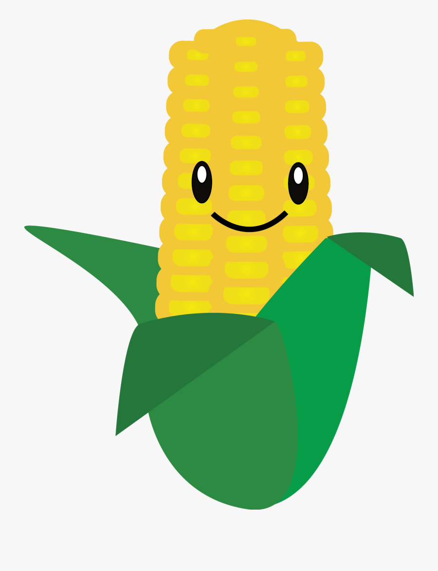 Corn - Cartoon, Transparent Clipart