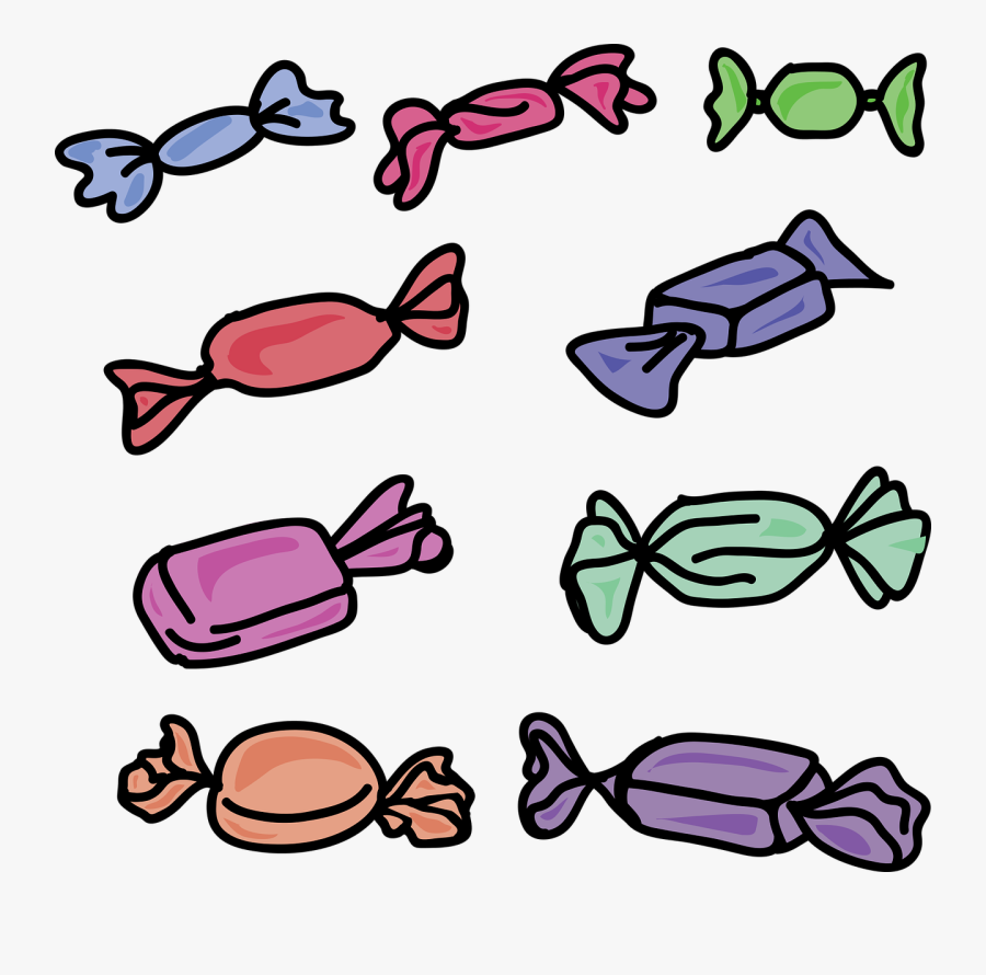 Area,purple,artwork - Toffees Images Clipart, Transparent Clipart