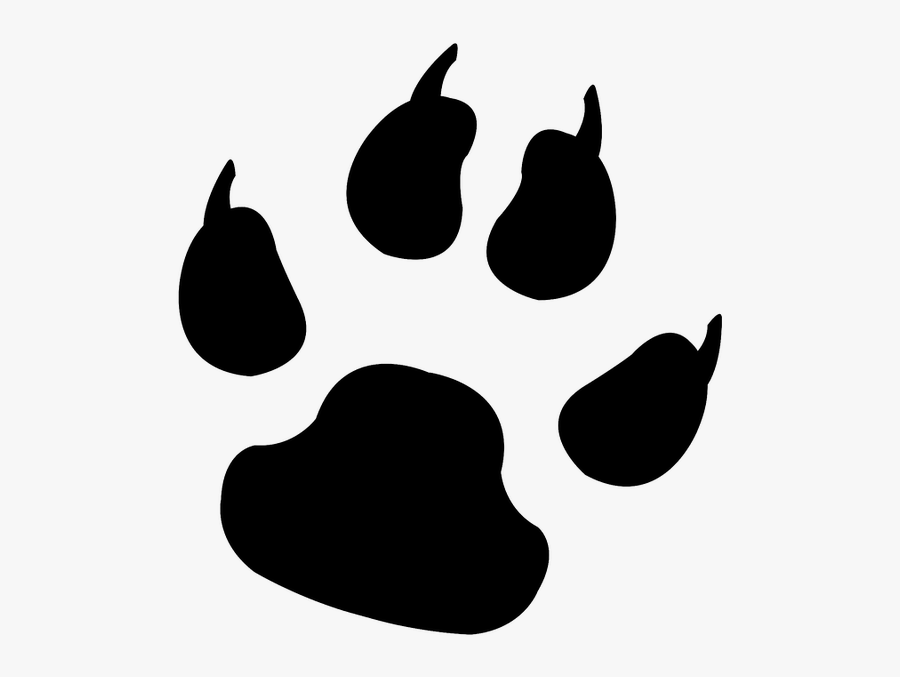 Paw Print Clip Art , Png Download - Cat Footprint Png, Transparent Clipart
