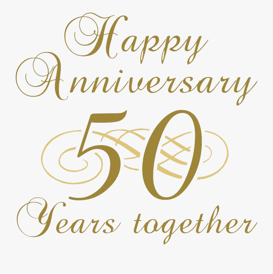 Happy Anniversary Png - Calligraphy, Transparent Clipart