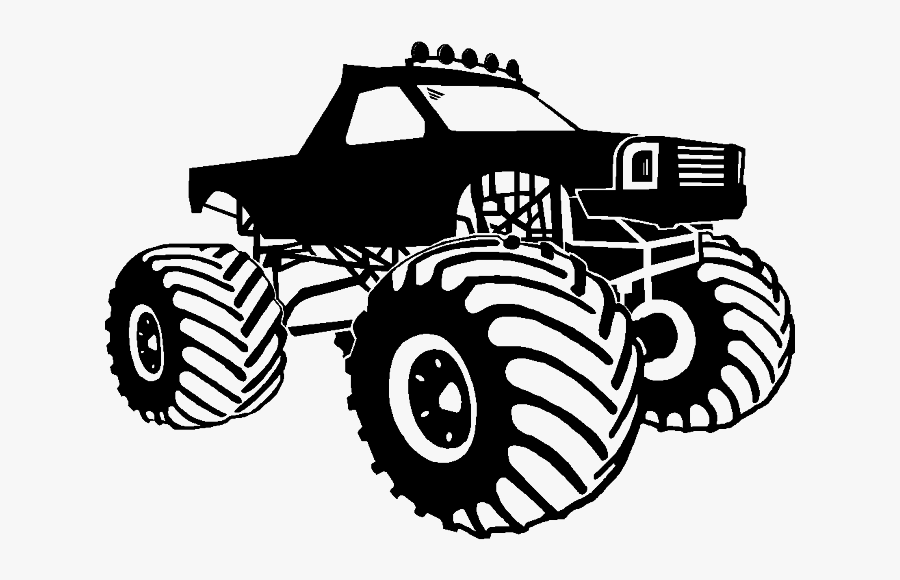Vinyl Graphics Monster Truck Re Casper Photography - Monster Truck Silhouette, Transparent Clipart