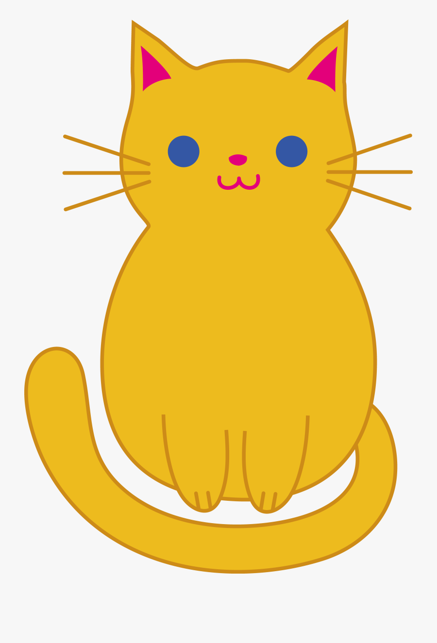 Cat Clip Art - Clip Art Of A Cat, Transparent Clipart