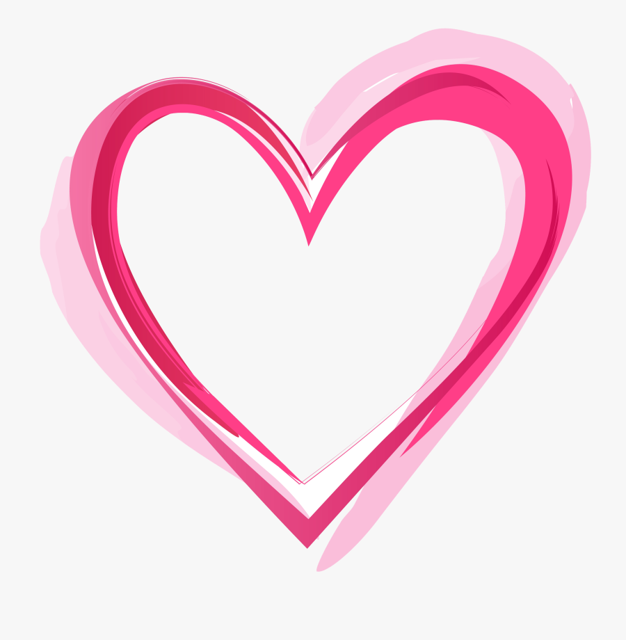 Pink Love Heart Png Hd Transparent Pink Love Heart - Cute Pink Heart ...