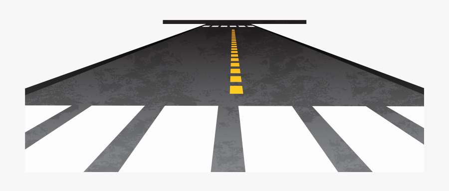 On The Road Clip Art Clipart - Runway Transparent Background, Transparent Clipart