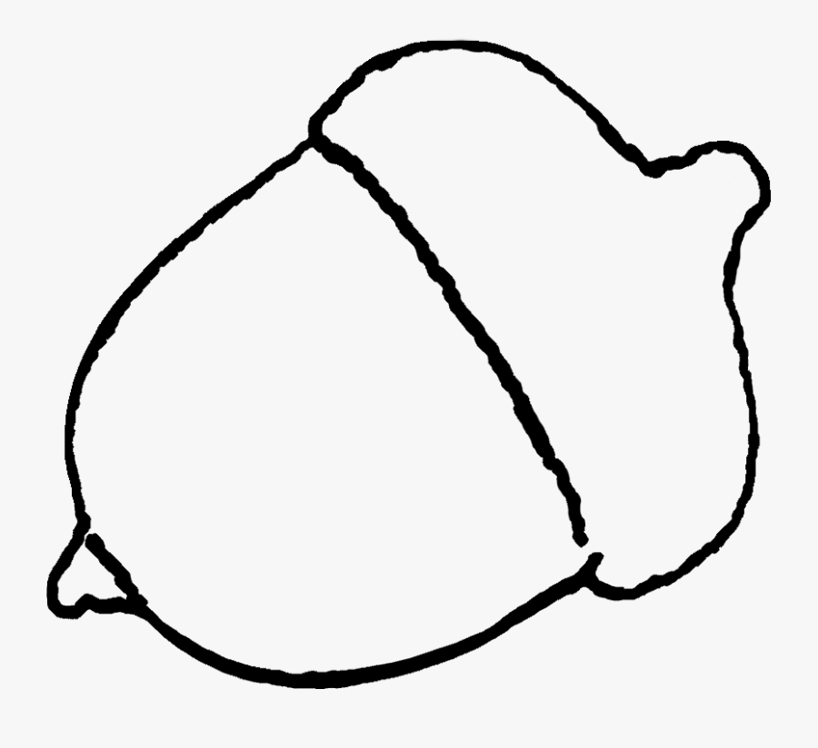 Clip Art Birthday Candle Clip Art Free Birthday Candle - Outline Of An Acorn, Transparent Clipart