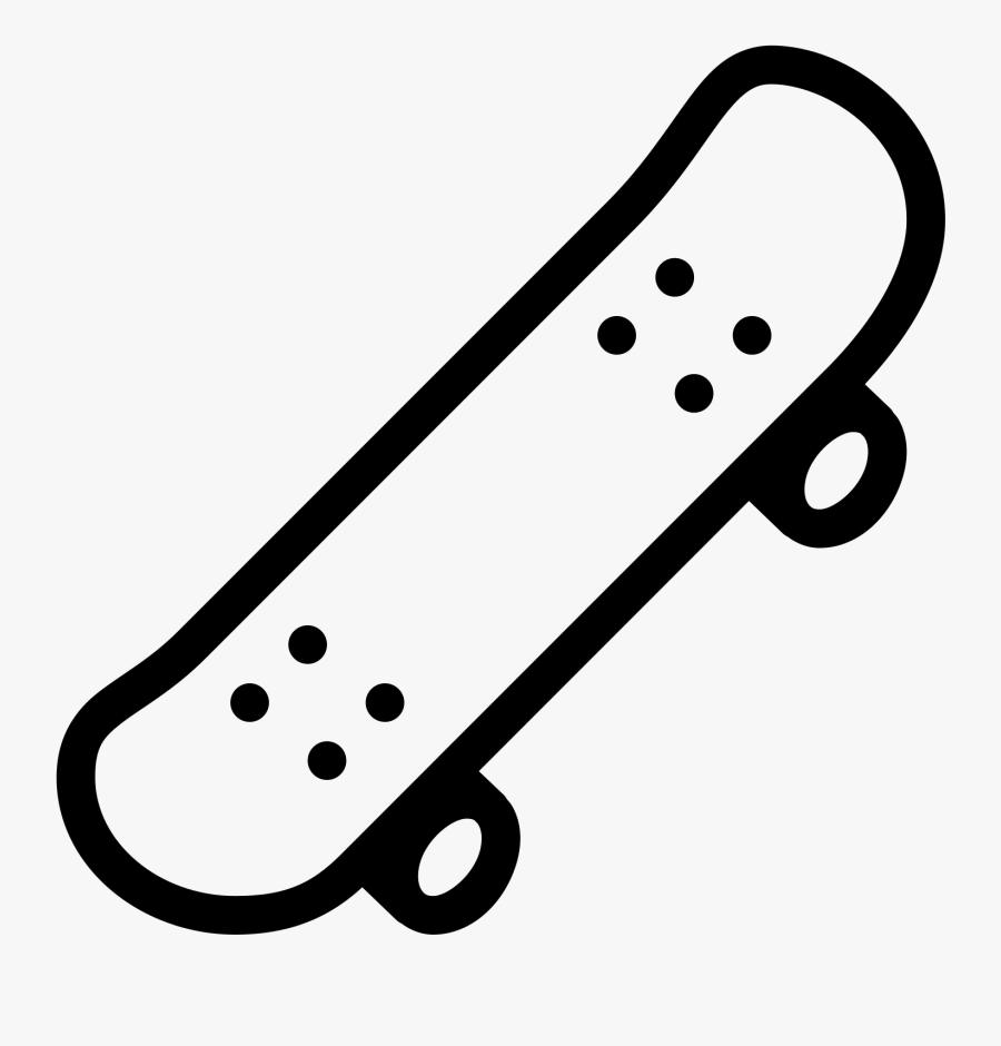 Transparent Tumblr Alien Png - Black And White Skateboard Png, Transparent Clipart