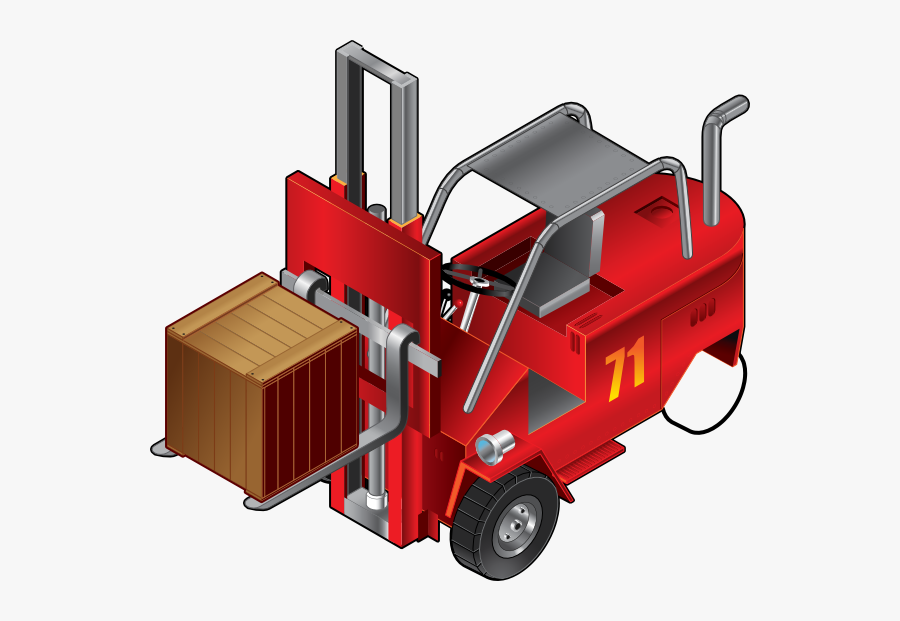 Forklift Truck Svg Clip Arts - Truck Clip Art, Transparent Clipart