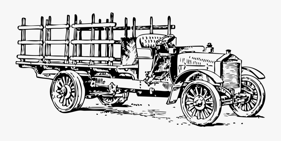Wheel,wagon,car - Truck Coloring Pages, Transparent Clipart