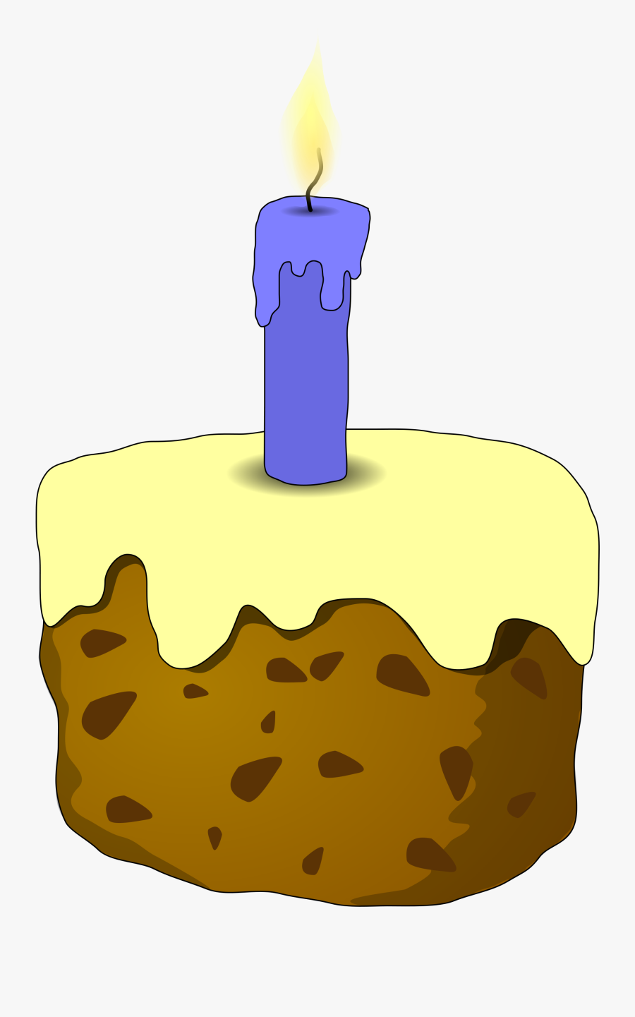 Filecake And Candle - Cake With Candles No Background, Transparent Clipart