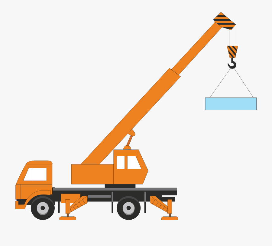 Construction Crane Clip Art, Transparent Clipart