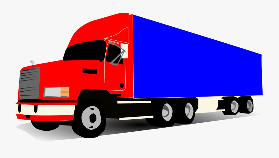 Truck Wheeler Trucker - 18 Wheeler Clip Art, Transparent Clipart