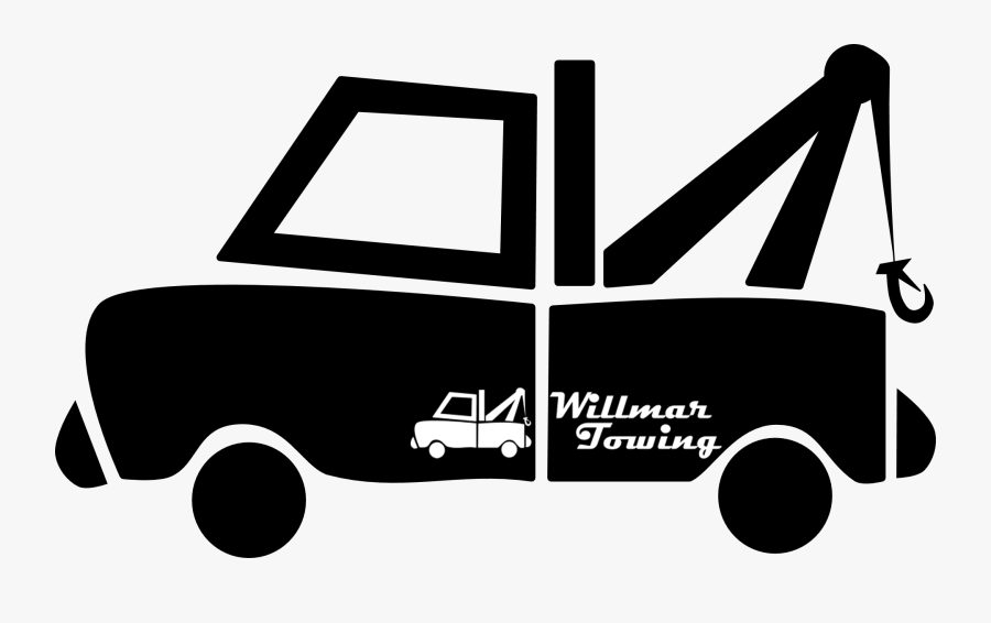 Transparent Car Being Towed Clipart - Tow Truck Clip Art, Transparent Clipart