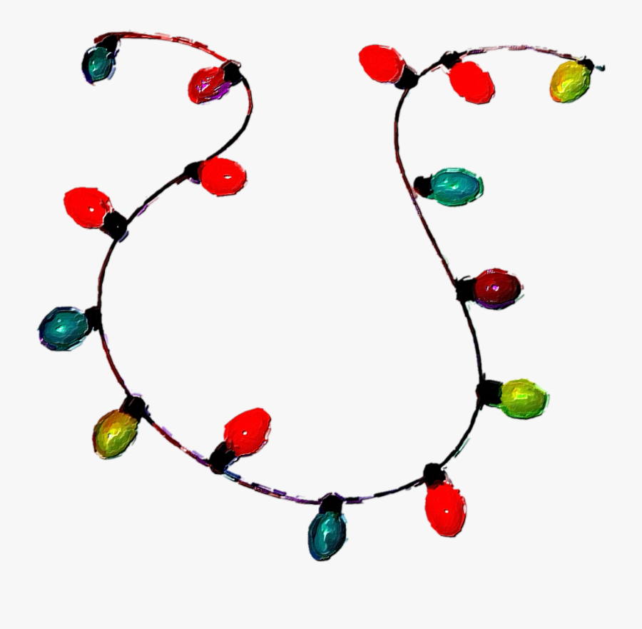 String Christmas Light Png, Transparent Clipart