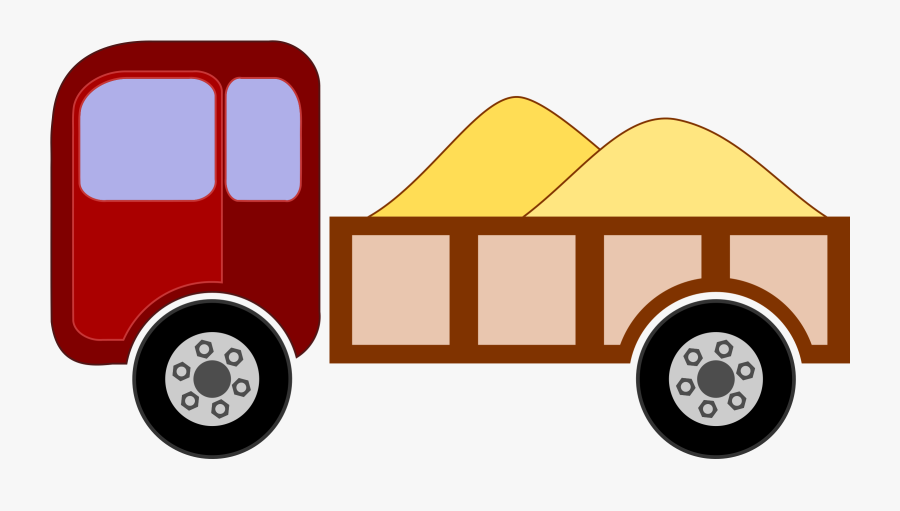 Pick Up Truck Clip Art - รถ ดั้ ม การ์ตูน, Transparent Clipart