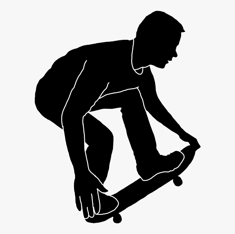 Skate Clipart Boy - Skateboard Clipart Transparent Background, Transparent Clipart