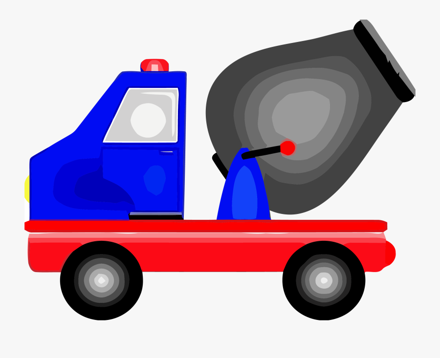 Cement Truck Clipart At Getdrawings - Cartoon Construction Vehicle Png, Transparent Clipart