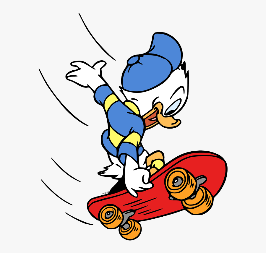 Skateboarding Clip Art, Transparent Clipart