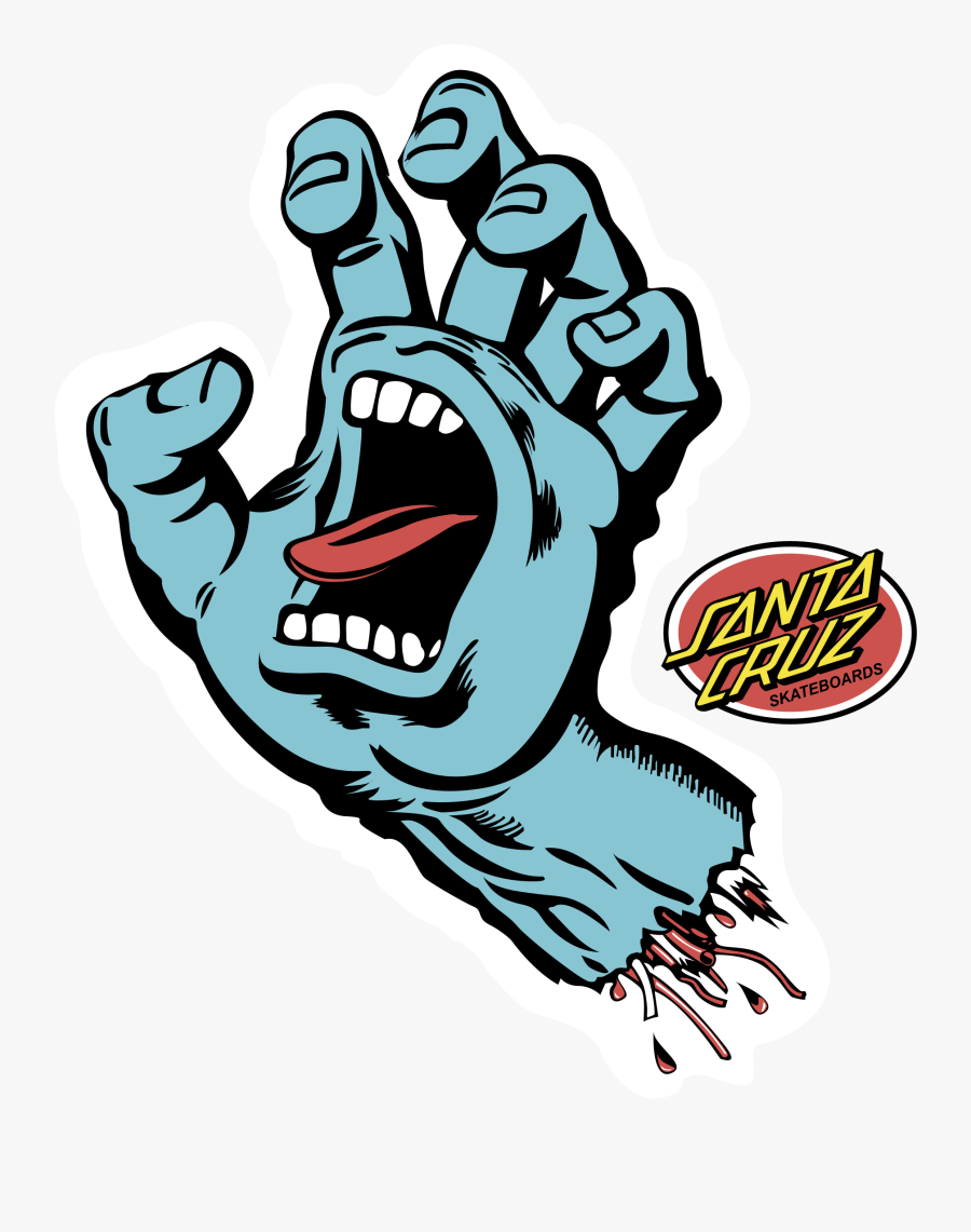 Skateboard Clipart Santa Cruz - Santa Cruz Logo Png, Transparent Clipart
