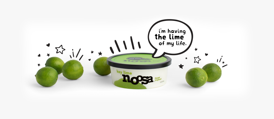 Transparent Key Lime Pie Clipart - Noosa Key Lime Greek Yogurt, Transparent Clipart