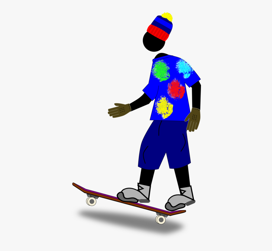 Skateboarding Equipment And - Clip Art, Transparent Clipart
