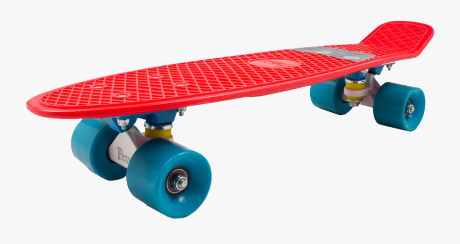 Red Clipart Skateboard - Red Skateboard Png, Transparent Clipart