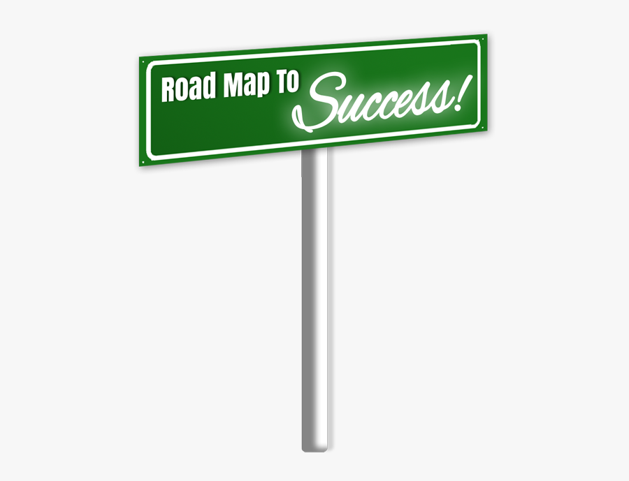 Road Map To With - Map To Success Transparent, Transparent Clipart