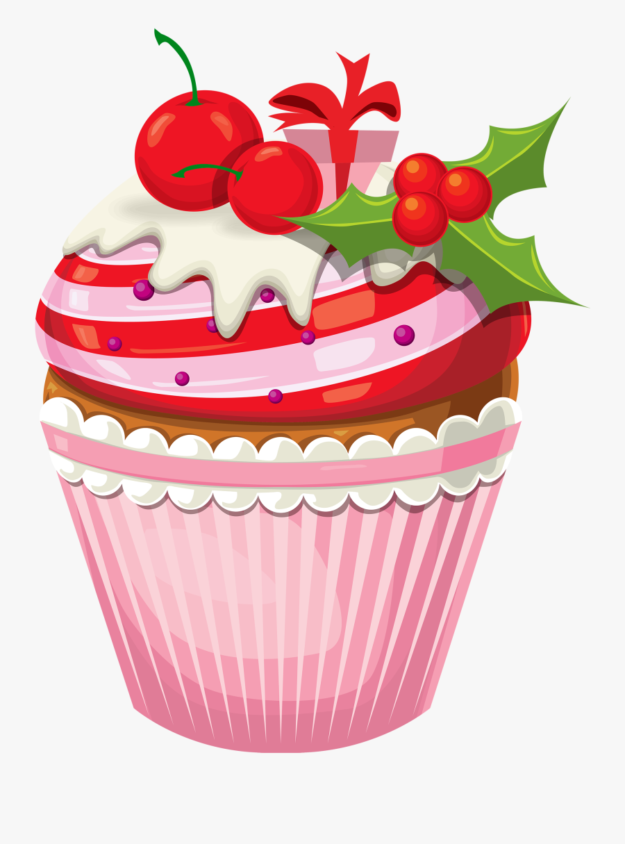 Christmas Cake Clipart, Transparent Clipart