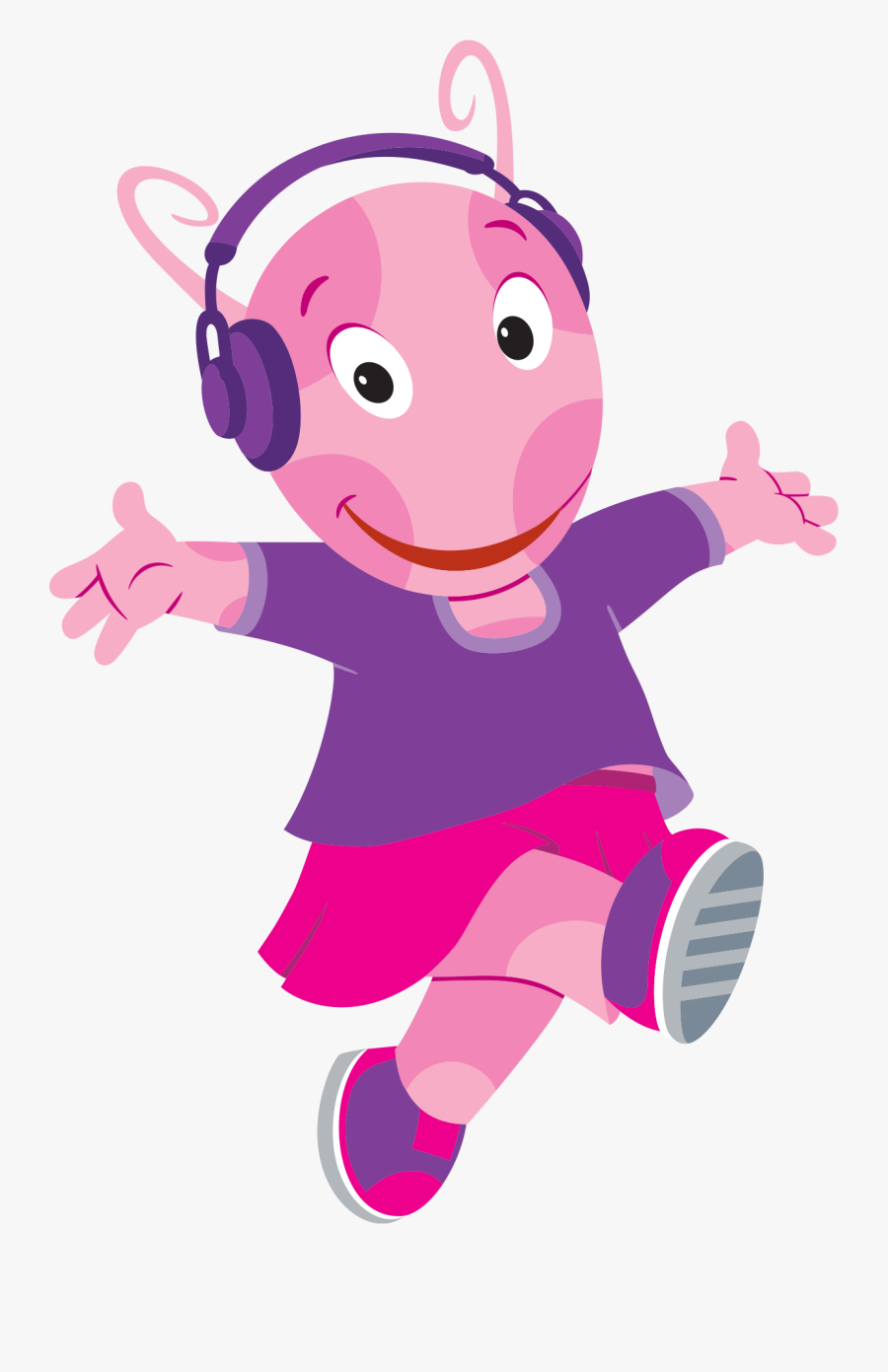 Uniqua Listening To Music Transparent Png - Listening To Music Transparent, Transparent Clipart