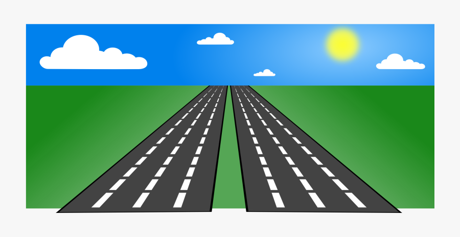 Open Road Cliparts - Road Clip Art, Transparent Clipart