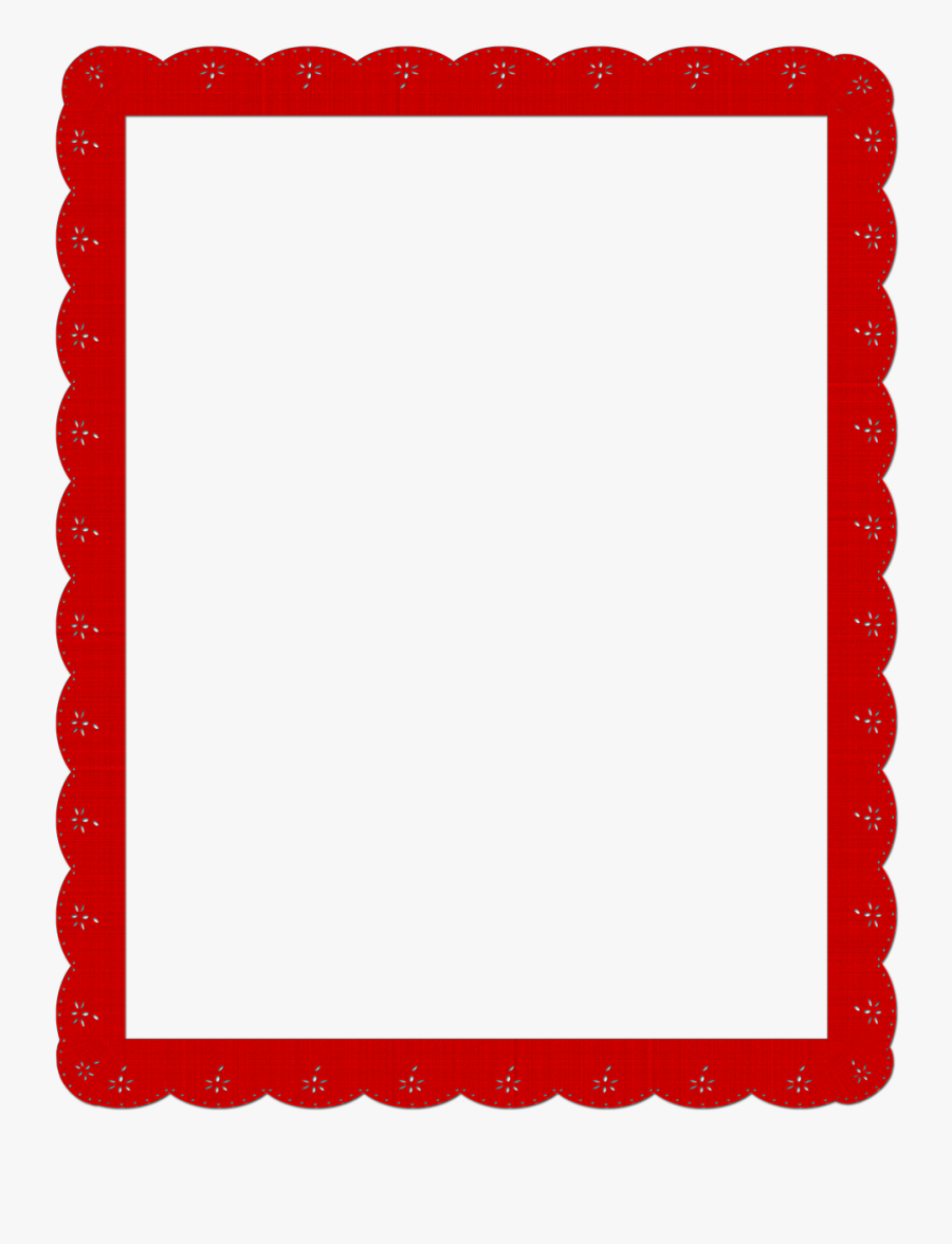Free Illustration Vintage Lace Red Photo Frame Clipart - Picture Frame, Transparent Clipart
