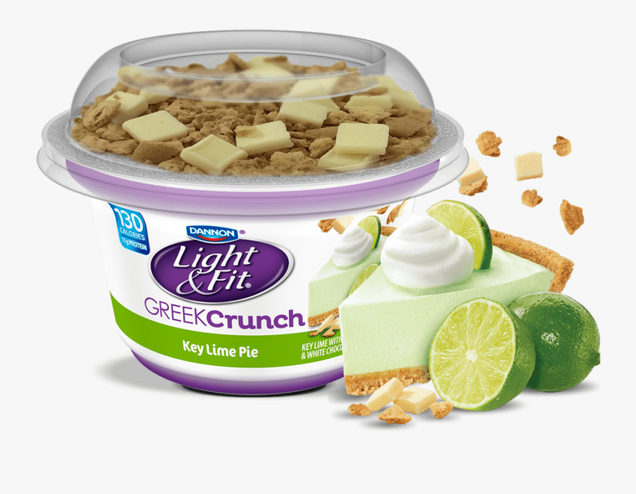 Transparent Key Lime Pie Clipart - Yoplait Key Lime Crunch, Transparent Clipart