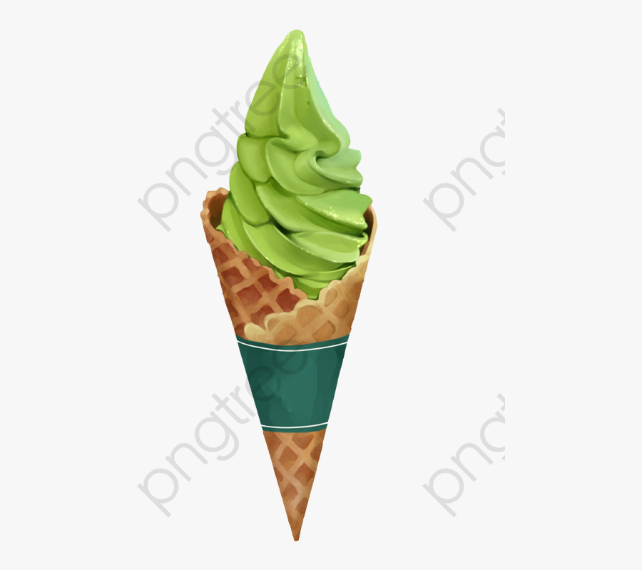 El Helado Clipart - Green Tea Ice Cream Png, Transparent Clipart