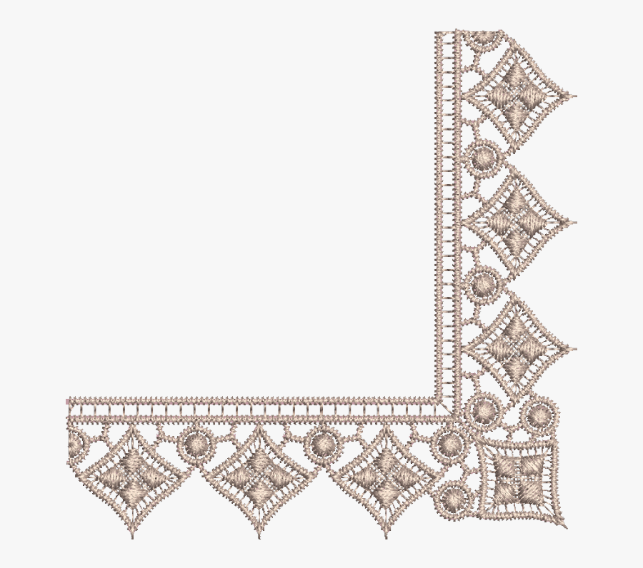 Lace Border Clipart Png - Transparent Background Lace Border, Transparent Clipart