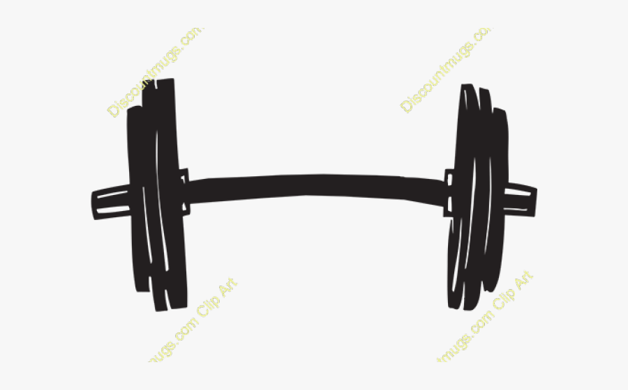 Transparent Lifting Weights Png - Weight Bar Clip Art, Transparent Clipart