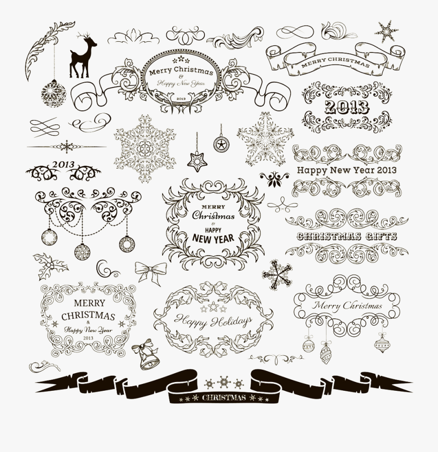 Christmas Euclidean Lace Pattern Transprent Png Free - Lace Pattern Christmas, Transparent Clipart