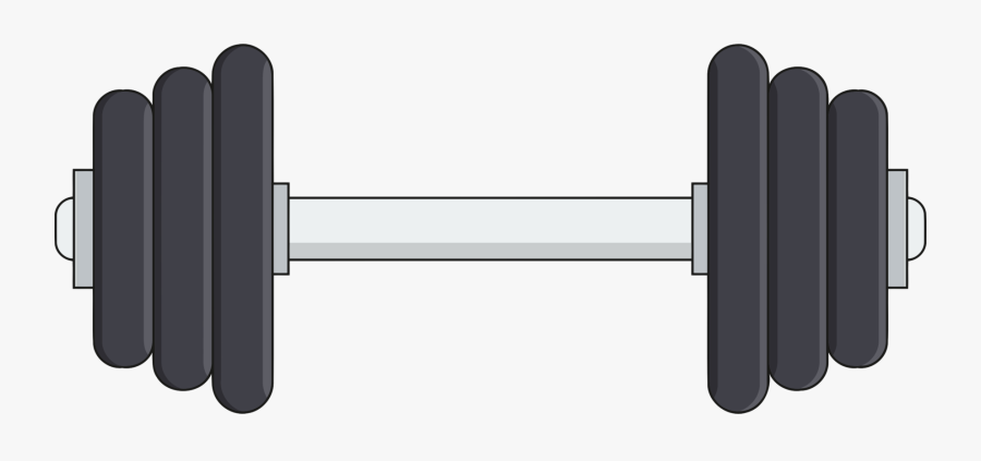 Angle,hardware Accessory,line - Clip Art Bar Bells, Transparent Clipart