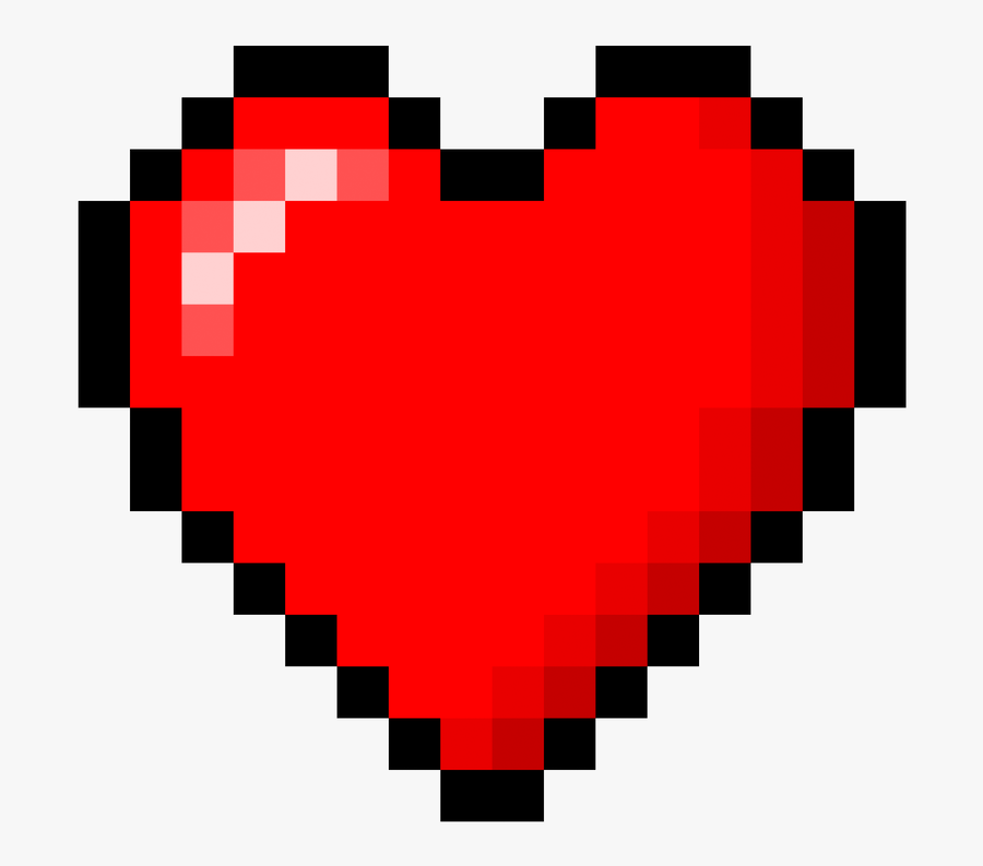 Video Game Clipart 8 Bit - 8 Bit Heart Png, Transparent Clipart